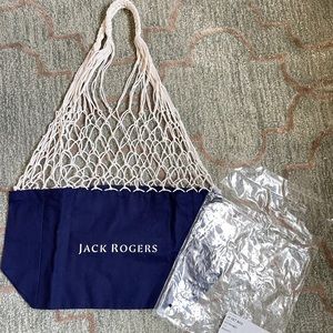 Jack Rogers MIDNIGHT NET BAG NWT